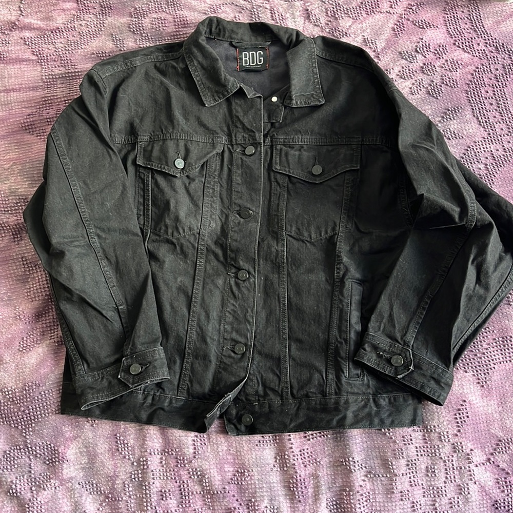 Black Denim Jacket from Urban Outfitters